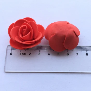 Rose Blomster PE Mini Bryllup Kunstige Blomster, En Buket Roser-Emulering Flerfarvet
