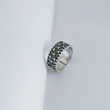 Koreanske Mode Stjerne Sølv Forgyldt Index Finger Ring Kvindelige Retro Ring Kvinder, Piger Gave