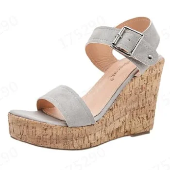 Sko kvinde, sandaler, høje hæle kvinder sandaler fladskærms casual sko sommer sandaler kvinder sommer sko platform mujer zapatillas