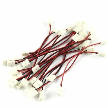 10pcs Connector Adapter Cable LED PCB Strip 3528 to 3528 Single Color 8m