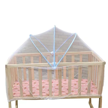 Myggenet til Baby Krybbe Universal Baby Vugge Bed Myggenet Sommer Baby Safe Buede Myg Netto Hакомарник