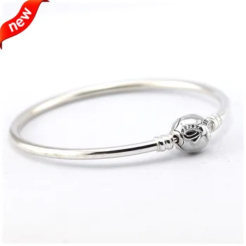 CKK Sølv 925 Smykker Sløjfeknude Lås af Sølv Armbånd Til Kvinder, Oprindelige Gøre Sterling Sølv Armbånd