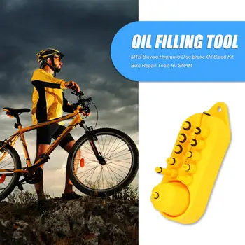 MTB Cykel Hydraulisk skivebremse Olie Bløder Kit Cykel Reparation Værktøjer MTB Cykel Bremse Reparation Af Bremse Olie Bløder Kit Tools