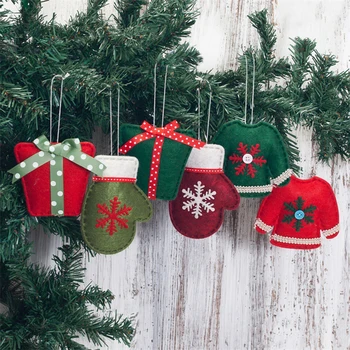 Jul Pynt Julepynt Santa Claus Snemand Christmas Tree Vedhæng Familie Julefrokost Dekoration