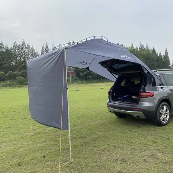 Markise Auto Folding Telt Vandtæt rivefast Holdbare Anti-UV-Telt Side Markise Til Strand Camping Auto Rejser Camping