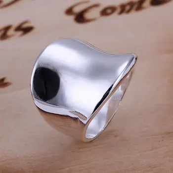 Engros 925 smykker sølv forgyldt ring, sølv forgyldt mode smykker, Tommelfinger-Ring Åbnet /aosajfza cayaksfa LKNSPCR052