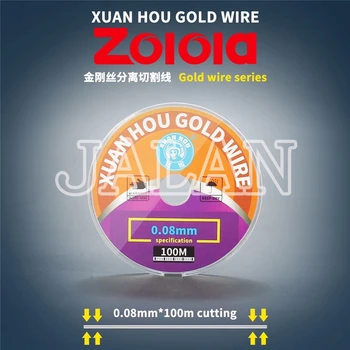 Xuan Hou 0.028 mm Guld Wire Glas Separat Opskæring Ledninger LCD Skærmen Ikke-Destruktiv Touch Polarisator Mobiltelefon Reparation