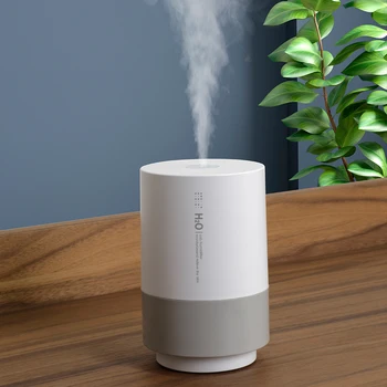 Trådløse Luft Luftfugter Desktop-Nat Lys Tåge Kaffefaciliteter Genopladelige 800mAh Batteri 320ML Kapacitet Fogger Vand Diffuser