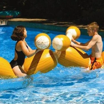 4stk/Set Swimmingpool Float Oppustelig Vand Spil Sport til Fest Tømmerflåde Toy