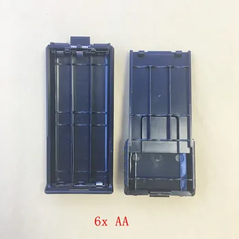 Original 6x AA lang batterilevetid tilfælde boks til Baofeng BF-UV5R UV5RE UV5RA UV5RPLUS UV5RB osv walkie talkie-to-vejs radio