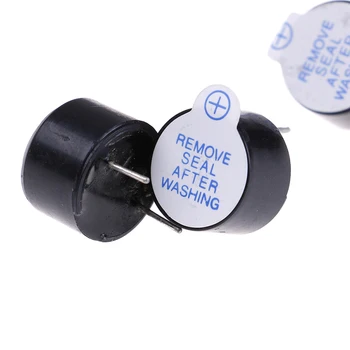 5V Aktiv Buzzer Elektroniske Diy Kit Magnetiske Lang Kontinuerlig Bip Tone Alarm Ringer 12MM 5PCS PÅ 3,5-5,5 V