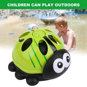 Offentlig Vand Spray Baghave Spinning Mariehøne Sprinkler Legetøj til Baby Childens Vand Spiller Tegnefilm Vand Sprinkler Toy