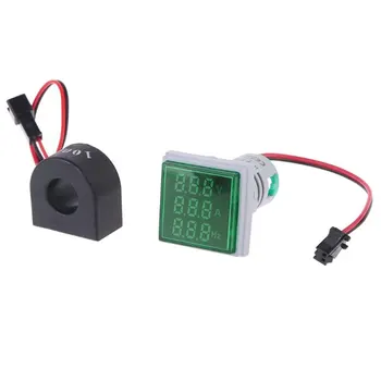 AC 50-500V 0-100A-Pladsen LED Digital Voltmeter Amperemeter 110V 220V Spænding Nuværende Meter Voltammeter Bil Volt Amp Tester Detektor