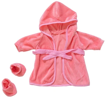 2021 Nye Baby Født Passe 18 tommer Dukke Tøj, Tilbehør Pink One-piece Pyjamas, der Passer Til Baby Fødselsdag Gave