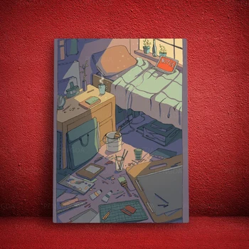 Tryk På Lærred Maleri Sød Væg Kunst, Plakater Komfortable Modulære Cuadros Sovesal Home Decor Animationsfilm Billede Stue Ramme