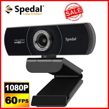 Spedal MF934H 1080P 60fps Webcam med Mikrofon til Skrivebordet, værdiboks til Bærbar Computer, Møde-Streaming af Web-Kamera Usb - [Plug and Play]