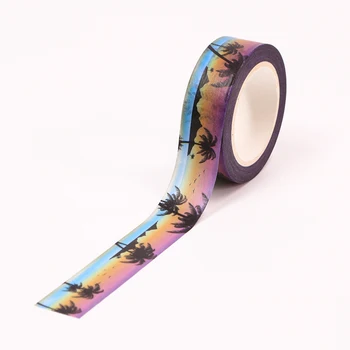10stk/masse 15mm*10m Seaside Solnedgang Ferie Dekorative Washi Tape Scrapbooking Masking Tape Kontor Forsyning designer maske washi tape