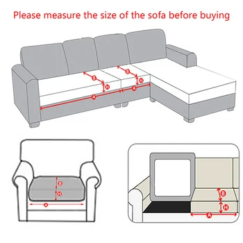 Solid Farve Sofa Pude Dække Hjem Dekoration Elastisk Protector Personlighed Matchende Vaskbar Sofaen Slipcover