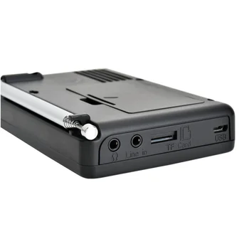 Ny K-603 FM Stereo Radio, MP3 BT REC Bærbare Afspiller Udendørs FM-Radio Modtager USB Digital LED Display med Genopladeligt Batteri