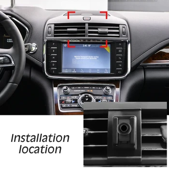 Bil Mobiltelefon Holder Til Lincoln Continental 2020 luftskrue Mounts Stå GPS Tyngdekraften Navigation Beslag Tilbehør til Bilen