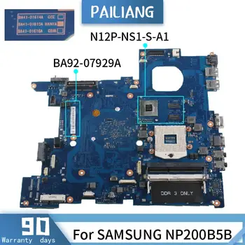 For SAMSUNG NP200B5B Bundkort BA41-01615A BA92-07929A N12P-NS1-S-A1 HM65 DDR3 Laptop bundkort testet OK