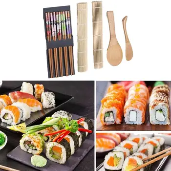Sushi sæt værktøj Sushi værktøj butik tang, ris J3Y6