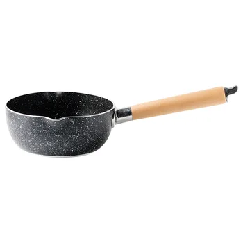 Japansk-stil Pan Non-stick Pande Noodle Pot Køkken Tilbehør Mælk Gryde, Aluminium, Træ-Håndtag Pot Service Pan Madlavning Pot