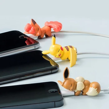 Søde Bid Tegnefilm Kabel-Protector til iPhone hovedtelefoner datakabel Universal Ledningen Beskyttelse Beskyttende Dække Dropshipping