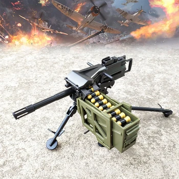 1/6 4D Våben Blok Legetøj OS MK19 Tungt maskingevær Launcher militære våben Model for 12 tommer Action Figur Sence DIY
