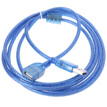 USB 2.0 EN Mand til Kvinde Udvidelse Data, Blå Extender Opkræve Ekstra Kabel 0,3 M/0,5 M/1M/1,5 M/2M