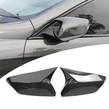 ABS Carbon Fiber Rear View Mirror Housing Ox Horn dækkappe -Side Spejl Cover til Chevrolet Malibu XL 2016-2020
