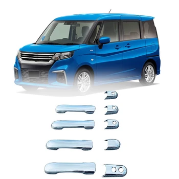 For Suzuki Solio MA27S/MA37S 2020 2021 Bilens dørhåndtag Beskyttelse Cover Frame Trim Dekoration, Klistermærke