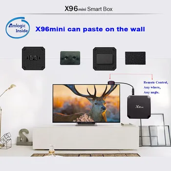 Android x96mini tv-boksen iptvplayer android tv box m3u-link-smart ip-tv set-top-boks stb enigma2