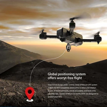 GPS-Følg Mig Selfie WIFI FPV Folde RC Quadcopter Drone-800 METER Justerbar 1080P 2K HD-Kamera Punkt Surround Smart Antenne Kamera