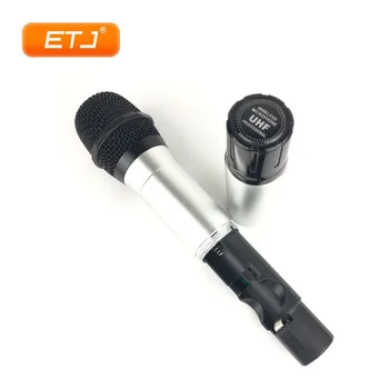 Bærbare 2 Håndholdte UHF Trådløs Mikrofon Dynamiske Håndholdte Karaoke Bærbare Mikrofon Med at Bære Max Q2