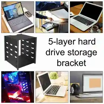 3,5-tommers 5-lag Hard Disk HDD Rack Storage-Beslag til at Beskytte din Harddisk fra Varmeafledning