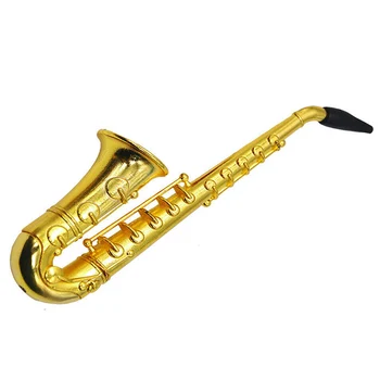 Mini Saxofon Form Ryger Pibe Legering Høj Kvalitet Bærbare Rør Længde 97mm JW