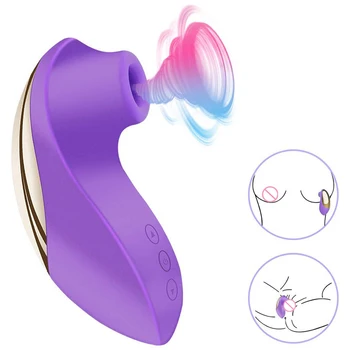 Vagina Sugende Vibrator 10 Hastigheder Vibrerende Sucker G Spot Klitoris Stimulator Kvindelige Onani Erotisk sexlegetøj til Kvinder