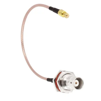 MCX mand, Low dispersion RG 316 23.5 cm, hun BNC adapter kabel