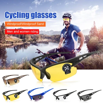 Mænd Kvinder Cykling Briller Road Bike MTB Solbriller med UV-Beskyttelse Riding Racing Beskyttelsesbriller 5 Farver Cykel Briller Cykling Ny