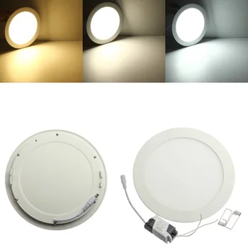 Dæmpbar LED Downlight 3W - 25W-Pladsen Ultra tynd SMD 2835 Power Driver Loft-Panel Lys Cool/Naturlige/Varm Hvid