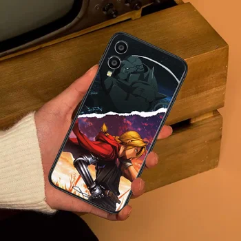 Fullmetal Alchemist Animationsfilm Broderskab Telefon tilfældet For Huawei Honor 6 7 8 9 10 10i 20 A C X Lite Pro Spiller sort blød coque 3D