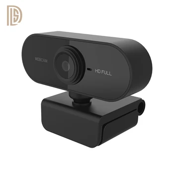 Webcam 1080P Fuld HD-USB-Stik Autofokus Mini Laptop, Web Cam Roterbar Computer Web-Kamera Med Mikrofon Til PC-Arbejde Konference