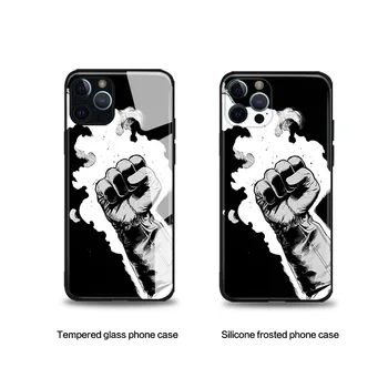 Animationsfilm En Punch Mand til iPhone SE 6 6s 7 8 plus X XR XS 11 12 mini Pro Max antal hærdet glas telefonen tilfælde dække blød silikone
