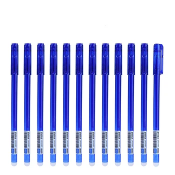 6stk/sæt 0,5 mm Kawaii Sletbare Gel Penne Blå Sort Blæk for Studerende Skolens Kontor for at Skrive Værktøjer Forsyninger Salgsfremmende Papirvarer