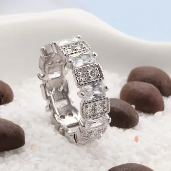 S925 Sterling Sølv 1.5 Karat VVS2 Diamant Ring for Kvinder Fine Anillos Mujer Bizuteria Anillos De Sølv 925 Smykker til Piger