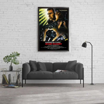 Blade Runner Vintage Klassisk Film Plakat Lærred Print Hjem Væggen Maleri, Dekoration (Uden Ramme)