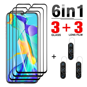 6-i-1 Glas Film For Huawei P10-P20-P30 P40 For Huawei P10 Lite P10 Plus P20 Lite P20 Pro P30 Lite P40 Lite P40Lite E Linse Film