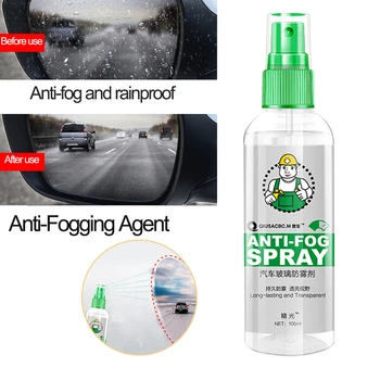 105ML Vandtæt Anti-Dug Agent Hydrofile Belægning Nano-Spray til Forruden Badeværelse bevægelig Skærm