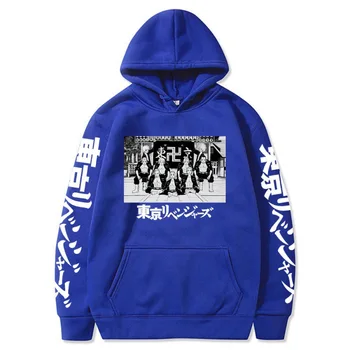 Anime Tokyo Revengers Mikey Draken Hoodie Mænd Casual Løs Streetwear Unisex Sweatshirt Hip Hop Pullover Mandlige Harajuku-Shirts Toppe